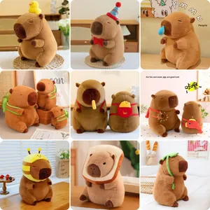 Peluche Grande de Capibara, Juguete de Peluche de Animal Capibala Transfronterizo, Peluche Bordado de Malla de Algodón PP para Confort - Product Image 3