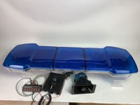 Barra de luz Led azul de tamaño completo Golddeer de 47 pulgadas con altavoz de sirena y controlador