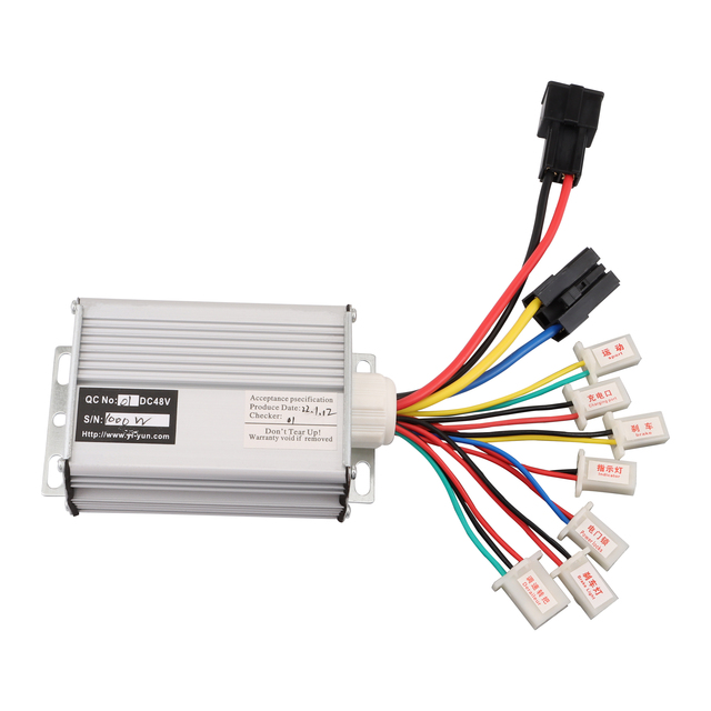 GOOFIT Motorcycle DC 48V 1000W Brush Motor Speed Controller for Electrical Scooter Tricycle Brush E-Bike Dirt Bike Accessories