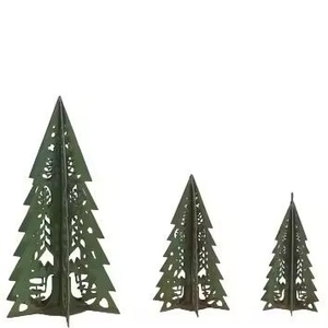 Árbol de Navidad de metal con mesa de Navidad, decoración del hogar, mesa, árbol de Navidad para decoración del hogar, árbol de Navidad - Product Image 1