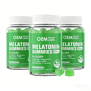 Gomitas Veganas <span class=keywords><strong>para</strong></span> Dormir de Marca Privada OEM/ODM, 10000mg de Melatonina Vegana con <span class=keywords><strong>Ashwagandha</strong></span> + Cúrcuma <span class=keywords><strong>para</strong></span> el Sueño - Product Image 3