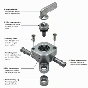 Válvula de Combustível para Motocicleta, Tipo Um-Em-Um-Saída, para GY6 50-150CC ATV, Buggy e <span class=keywords><strong>Scooter</strong></span> - Product Image 6