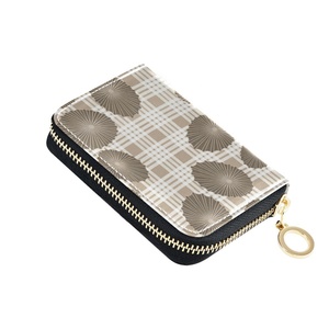 Hawaiian Opihi Shell Print <b>RFID</b> Blocking Short Pouch Custom Print Women Leather Card Holder Zipper Purse Clutch Women <b>Wallet</b> - Product Image 1