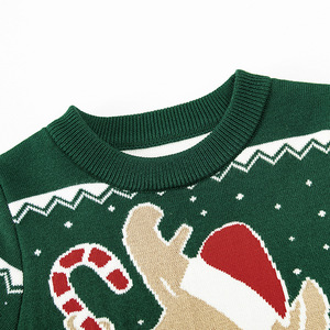 2024 Custom Design New Kids <strong>Christmas</strong> Sweater Boy Baby Cute Elk Cartoon Pullover <strong>Girl</strong> Autumn <strong>Jumper</strong> - Product Image 3
