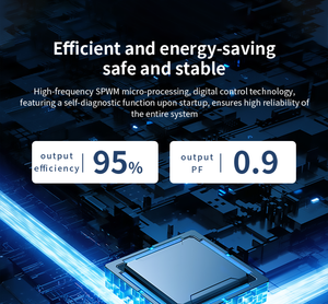 High Frequency Single Module 30KVA 50kVA Hot-Swappable Three-Phase UPS Online Double-Conversion PF:1.0 Harmonic-Resistant UPS - Product Image 2
