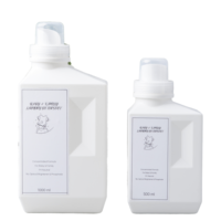 Bouteille pompe carrée en plastique HDPE de 1000 ml avec bouchon à vis pour savon liquide, lessive et liquide vaisselle – Vente en gros