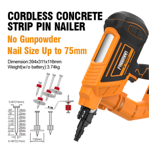 <span class=keywords><strong>Clavadora</strong></span> Inalámbrica Freeman de 20V para Techo, Herramienta Manual para Clavar, Fijación Automática, <span class=keywords><strong>Clavadora</strong></span> para Concreto para Clavos de Acero Galvanizado - Product Image 2