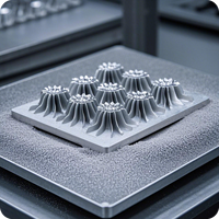 Pièces personnalisées en alliage d'aluminium pour équipement industriel léger imprimé en 3D