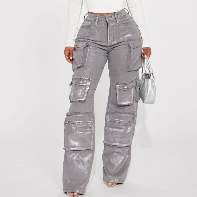 Cargo Pants Plus Size Silver Pants Joel Latest Fashion Silver
