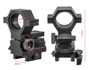 Support de montage FireLong en aluminium 25,4 mm pour lunette de visée 1 pouce, réglable verticalement et horizontalement, accessoires de <span class=keywords><strong>chasse</strong></span> - Product Image 6