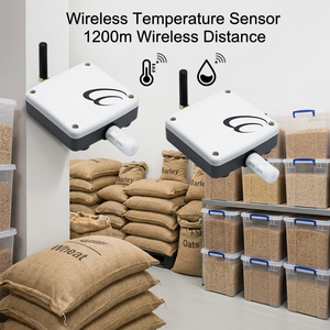 Protocoles TCP/IP 2 ensembles de capteurs d'humidité de température sans fil surveillance des données à distance - Product Image 1