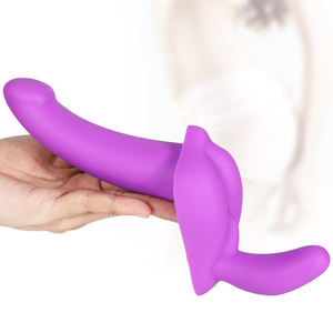 Yeni stil askısız silikon yapay penis külot seks oyuncakları dükkanı çift başlı büyük Lesbians kadınlar için yapay penis üzerinde gerçekçi kayış - Product Image 2