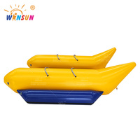 Jeux aquatiques gonflables WINSUN pour le team building, Dragon Fish, Banana Boats, jeux aquatiques gonflables pour parc, jeux aquatiques gonflables remorquables