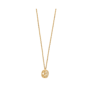 Collana con Pendente Diamante Angelina Placcata Oro Taglio Brillante Rotondo con Montatura a Griffe Gioiello di Moda da Donna Regalo - Product Image 4