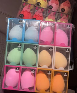 <span class=keywords><strong>Cute</strong></span> Makeup Puff Non Latex Mini Makeup Blende in barattolo con portaspugna per frullatore per trucco di bellezza - Product Image 4