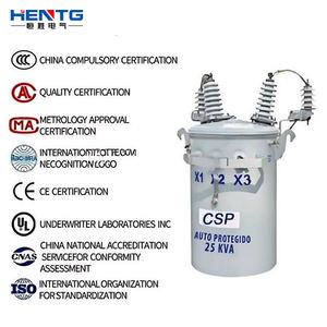 סין Mv & שנאי הספק 15kva 50kva 200kva 200kva עמיד למים d11 חד פאזי מתח גבוה מוט מותקן למכירה - Product Image 6