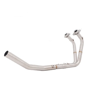 Système d'échappement de <span class=keywords><strong>moto</strong></span> 2018-25 NINJA 400 250 500 Z400 Z250 Tuyau d'échappement avant central en acier inoxydable - Product Image 5