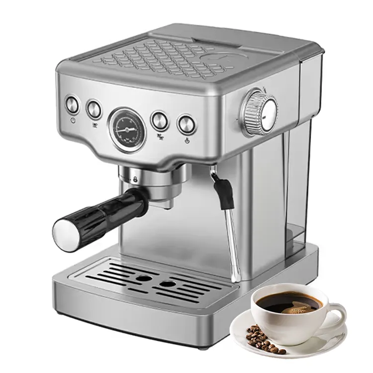 Espresso Coffee Machine with Milk Froth Can Make Cappuccino