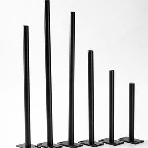 JAYA Black Steel Concealed Floating <strong>Shelf</strong> <strong>Bracket</strong> Hidden Wall Mount Support <strong>Rods</strong> for Wood <strong>Shelves</strong> Bathroom Kitchen Storage - Product Image 6