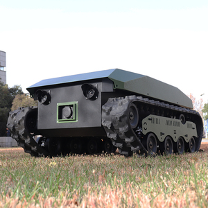 Plataforma Robótica Móvil con Orugas de Goma, Robot UGV con Motor Eléctrico y Batería - Product Image 1