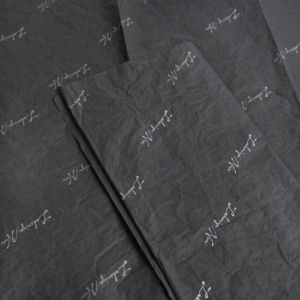 Wholesale High Quality Black Packaging Paper Women Men ClothesWrapping Paper Custom Logo Wrapping Tissue Paper for <b>Gift</b> <b>Box</b> Shoe - Product Image 5