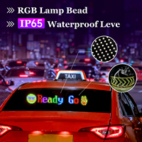 Offre Spéciale flexible écran LED motif drôle panneau lumineux LED personnaliser mots affichage doux pour Taxi