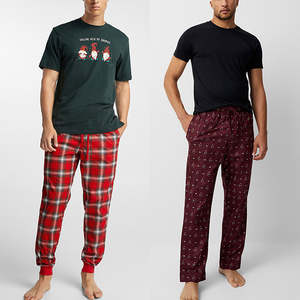 กางเกงชุดนอนลายสก๊อตสไตล์คริสต์มาสสำหรับผู้ชาย – ชุดนอนผู้ชายแบบยาวพิมพ์ลายเต็มตัว – กางเกงลำลองสำหรับวันหยุดสุดเก๋สำหรับฤดูหนาว - Product Image 2
