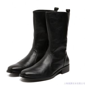 Men's Winter Autumn Waterproof Cow Leather Chukka/Tooling <b>Boots</b> Height Increasing - Product Image 2