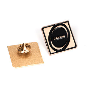 Spilla Personalizzata con Logo Aziendale Placcata in Argento e Oro, Distintivo Smaltato per Dipendenti - Product Image 3