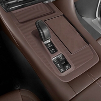 Pour Toyota Alphard 2023 2024 2025, accessoires de rangement intérieur de voiture, console centrale, chargeur sans fil, tapis de protection
