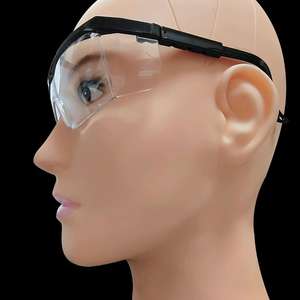 K6-2124 แว่นตานิรภัยแบบเต็มกรอบ เลนส์ป้องกันฝ้า การส่งผ่านแสง 90% ทนต่อแรงกระแทกสำหรับงานห้องปฏิบัติการเคมี - Product Image 3