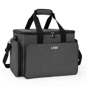 Sac de voyage cosmétique grande capacité pour femmes, fabriqué en usine BSCI, trousse à maquillage avec organiseur pour pinceaux, logo personnalisé. - Product Image 2