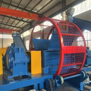 Waste Tyre Crusher Shredder Recycling Machine Fully Automated Rubber Granulator and Fine Rubber Grinder