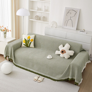Housse de canapé de haute qualité housses de coussin de canapé <span class=keywords><strong>vert</strong></span> gaufré housse de canapé en forme de L pour toutes les saisons universelles - Product Image 1