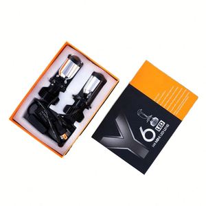 โปรเจคเตอร์เลนส์คู่ Y6 MAX H4 Mini Bi ขนาด 2.5 นิ้ว 72W เลเซอร์ LED สีขาว ไฟหน้ารถยนต์ แสงสูง-ต่ำ 12V ใหม่ 6000k 2 ดวง สำหรับ BMW สำหรับ Honda - Product Image 4