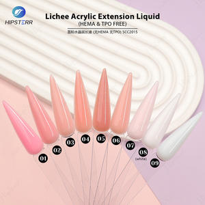 Gel constructor de uñas acrílico sin HEMA ni TPO, aplicable con pincel, color nude, líquido acrílico Crystal Lichee para extensión de uñas, venta al por mayor a granel - Product Image 3