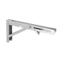 Supports d'étagère suspendus pliants en acier inoxydable pour banc de bricolage