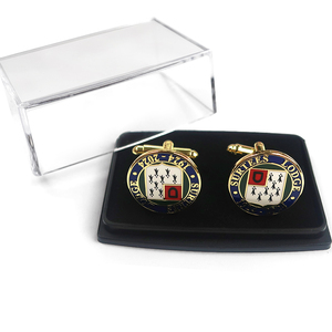Tùy chỉnh Kim Loại Logo engraveable masonic masonic Khuy măng sét và <span class=keywords><strong>tie</strong></span> <span class=keywords><strong>clip</strong></span> Bộ Maker - Product Image 4