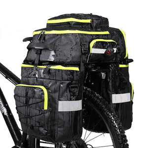 Sacoche de vélo pour selle, sacoche d'épaule pour ordinateur portable, sacoche de porte-bagages grande capacité, ensemble de sacoches pour porte-bagages de vélo - Product Image 1