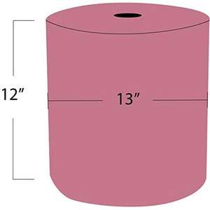 Rollo de Papel de Limpieza Comercial TaskBrand P80 Serie Premium, 12 x 13 Pulgadas, Rojo Hidroespunado, 475 Hojas (N-P080JPR) - Product Image 1