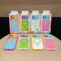 Coque Officielle Magnétique Puissante pour iPhone 18 17 Pro Max, Housse Arrière de Protection Antichoc en Silicone Souple