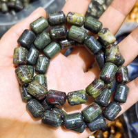 Bracelet en perles cylindriques en pierres précieuses naturelles, bracelet élastique en cristal de guérison pour hommes et femmes