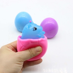 Juguete de unicornio Jincan, taza de huevo de Pascua, juguete antiestrés de TPR, bola blanda para aliviar el estrés y la descompresión - Product Image 6