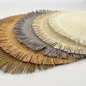 مفرش على الطراز الأوروبي من الورق الطبيعي المنسوج المقاوم للحرارة إكسسوارات المنزل والمطبخ - Product Image 1