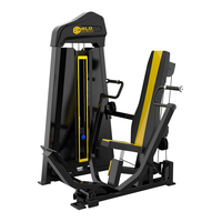 Machine de musculation professionnelle BLD pour press à la poitrine assis, cadre en acier robuste, pliable et portable, pour entraînement de la poitrine