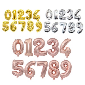 Lamina di alluminio con lettere d'oro <span class=keywords><strong>palloncini</strong></span> qualsiasi frase personalizzata da 32 pollici lettere alfabetiche e numeri Foil Mylar Party Balloon - Product Image 2