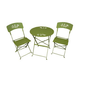 Yoho-Ensemble <span class=keywords><strong>de</strong></span> bistro classique et moderne <span class=keywords><strong>de</strong></span> 3 pièces Offre Spéciale meubles pliants en rotin pour <span class=keywords><strong>jardin</strong></span> extérieur pour hôtels parcs liquidation - Product Image 6