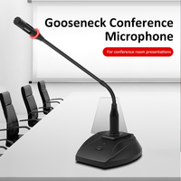 Microphone de conférence à col de cygne professionnel D31 micro à condensateur cardioïde alimentation fantôme 48V avec câble XLR de 7m pour salle de réunion