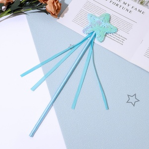 Linda varita de lentejuelas con forma de estrella de cinco puntas y mariposa, juguete educativo de plástico para niños, accesorios para fiestas y actuaciones. - Product Image 6