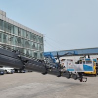 Nacelle élévatrice télescopique auto-nivelante statique 16,5 m de rayon de travail max. 33 m de hauteur pour l'entretien des tours de communication